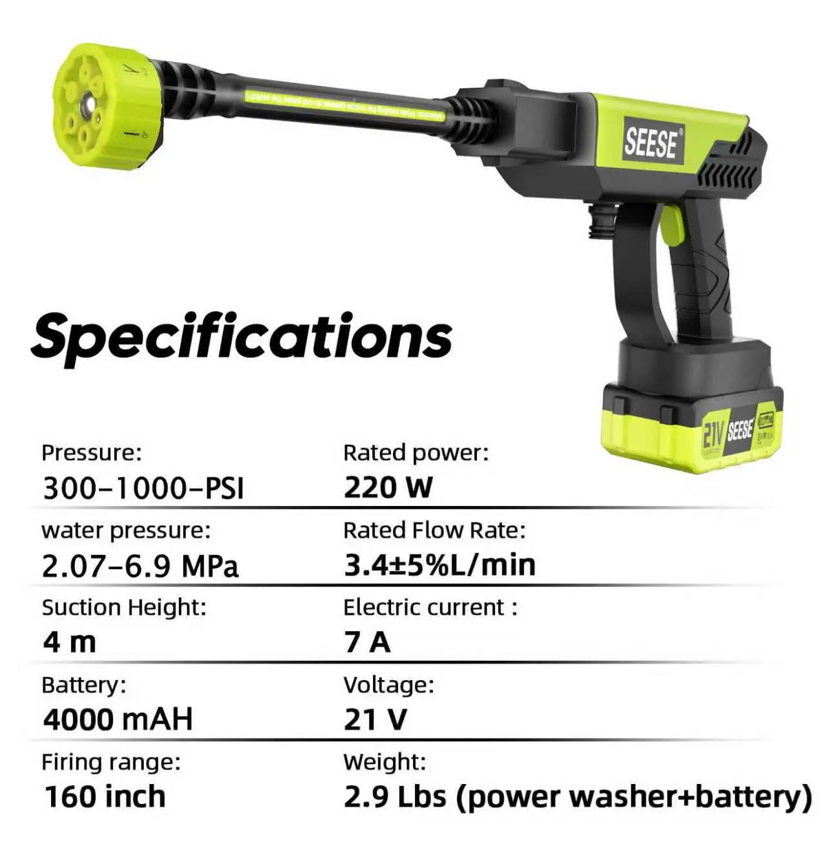 Cordless Pressure Washer for Home