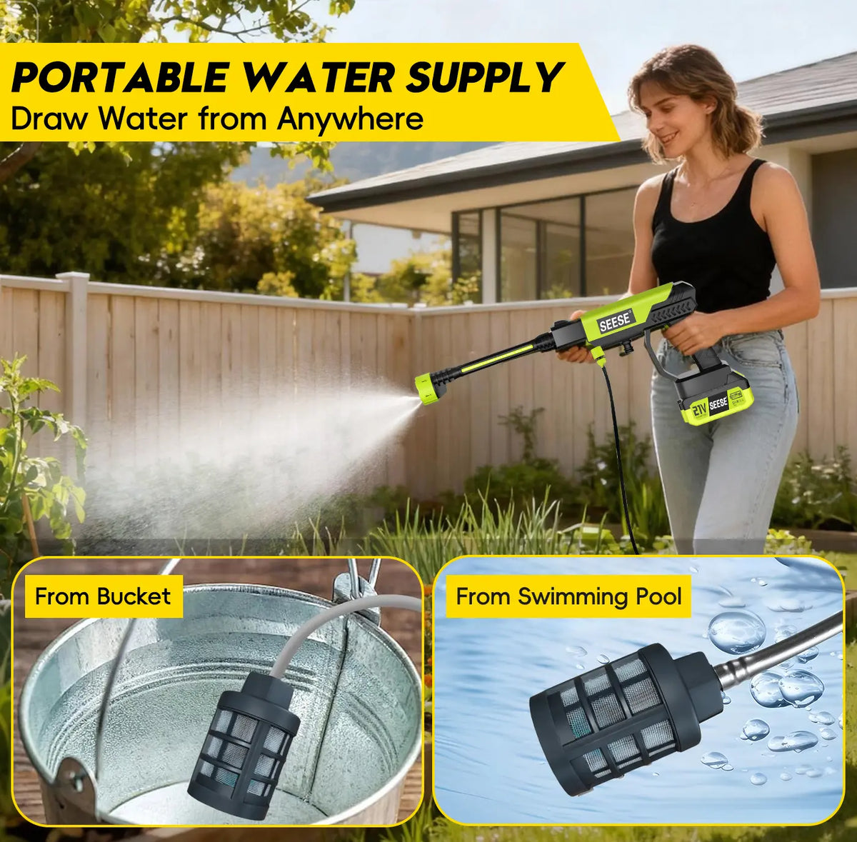 Cordless Pressure Washer for Home